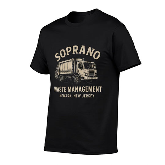 Soprano Waste Manaent Newark NJ Garbage Truck Design  Durable T-Shirt