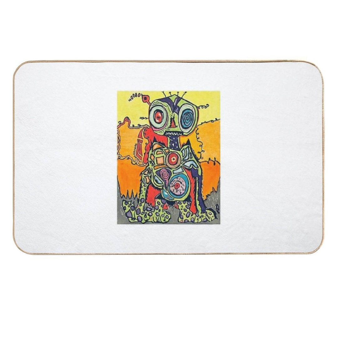 Alien Carnival Durable Bath Mat