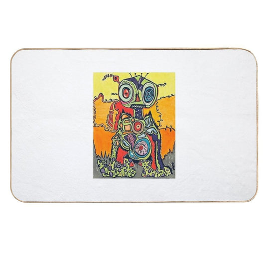 Alien Carnival Durable Bath Mat