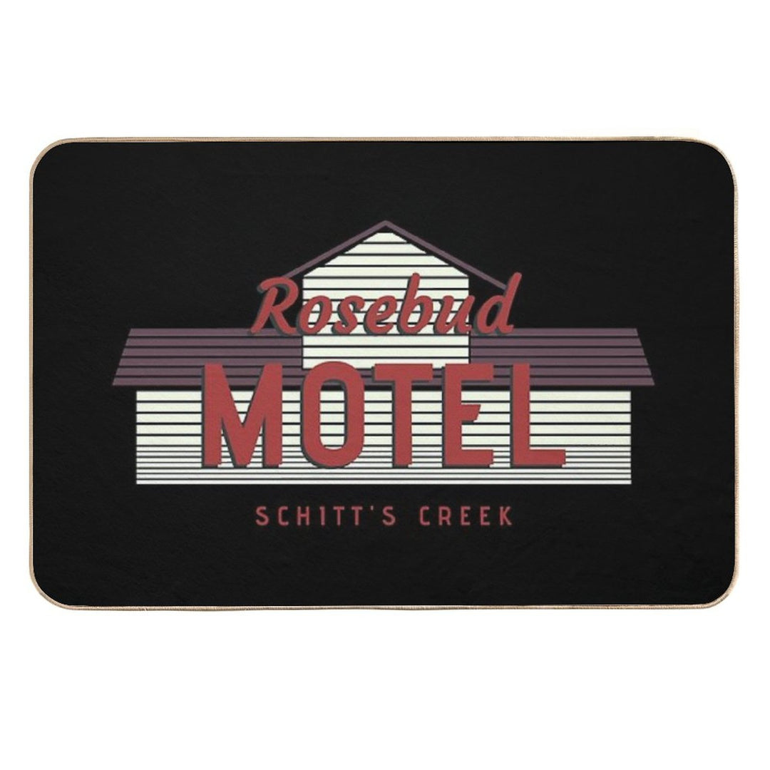 Rosebud Motel  High-Traffic Bath Mat