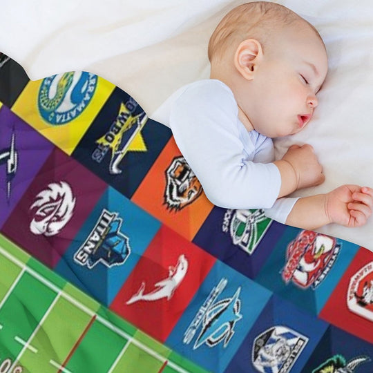 Nrl Teams Oval Travel-friendly Throw Blanket