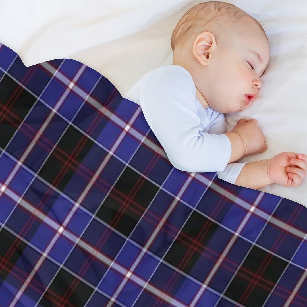 Clan Dunlop Tartan Versatility Throw Blanket