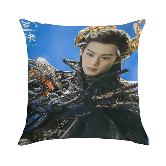 Love Between Fairy And Devil Soft Fade-Resistant Throw Pillow