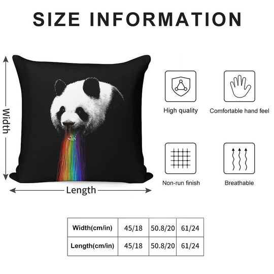 Pandalicious Soft Luxury Feel Throw Pillow