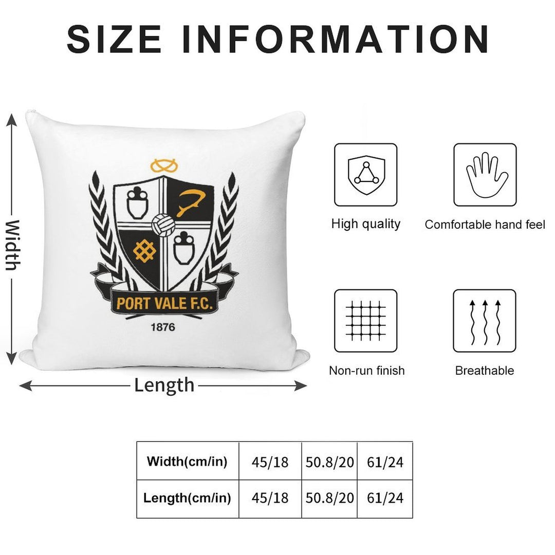 Port Vale Soft Bedroom Essential Throw Pillow