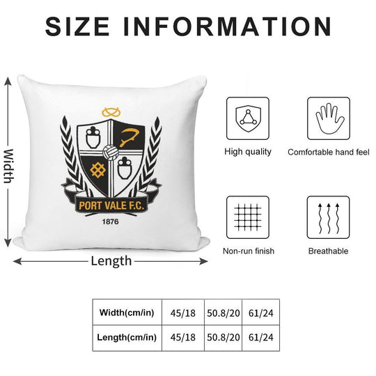 Port Vale Soft Bedroom Essential Throw Pillow