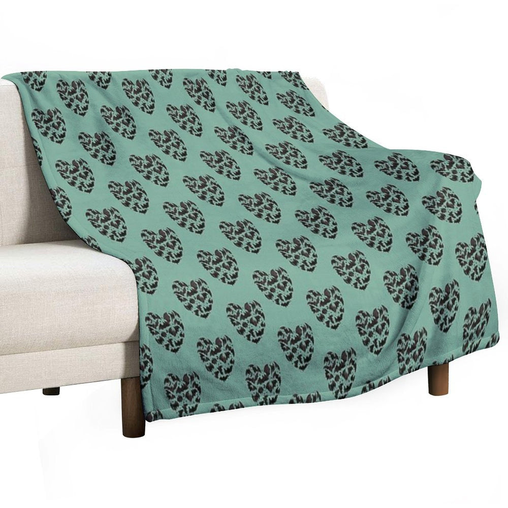 Bat Heart Compact Throw Blanket