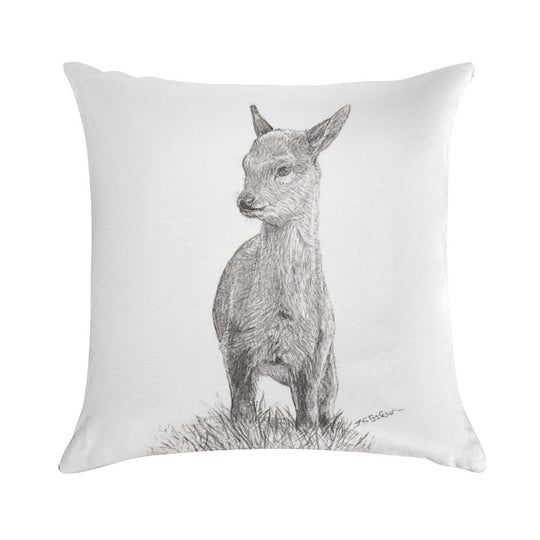 Little Deer Soft Warmth Comfort Throw Pillow