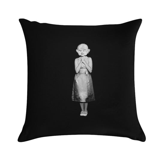 Lady in The Radiator Soft Multiple Sizes Throw Pillow