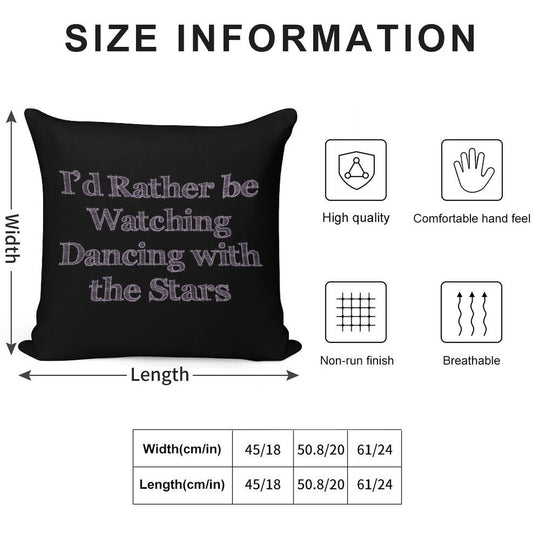 Dancing With The Stars Soft Skin-Friendly Throw Pillow