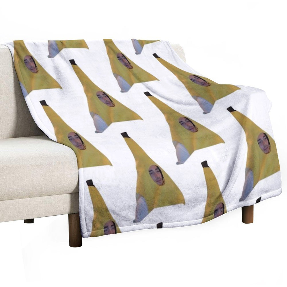 Banana Charles Leclerc Velvety-soft Throw Blanket