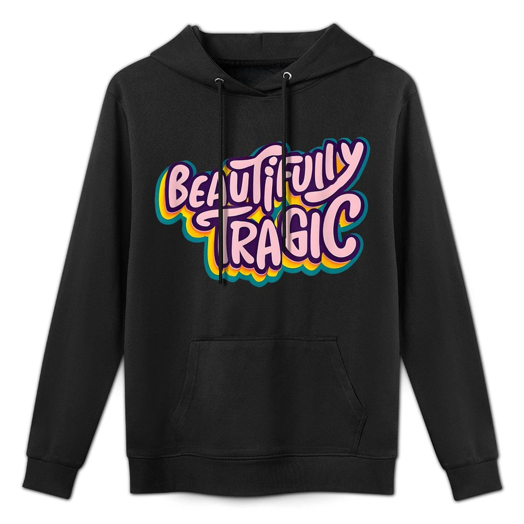 Wicked Elphaba Beautifully Tragic Graffiti Cotton-Polyester Blend Hoodie