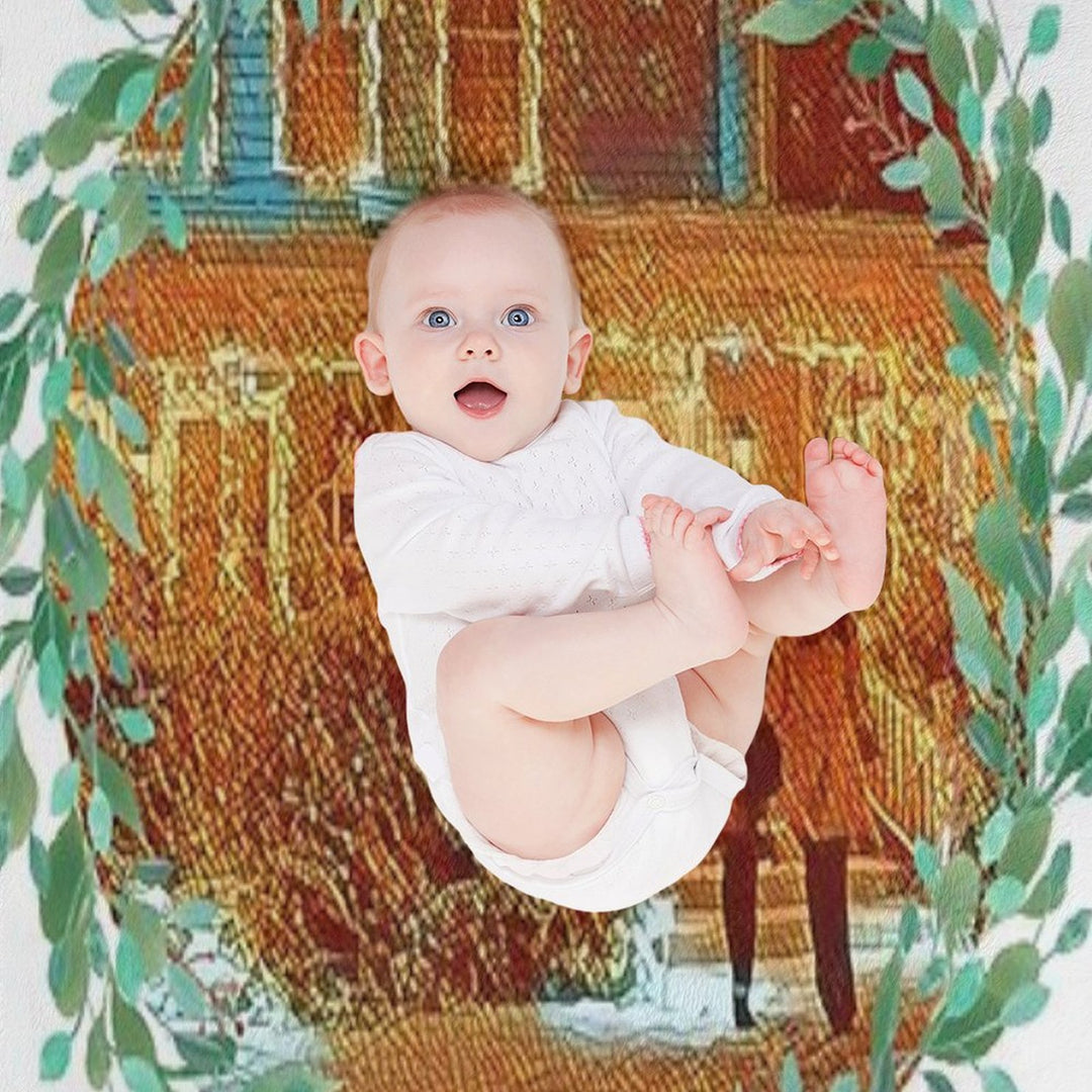 Christmas at Stars Hollow Machine-washable Throw Blanket