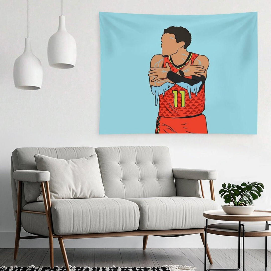 Trae Young Ice Tapestry