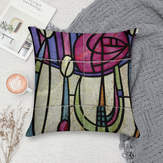 CHARLES RENNIE MACKINTOSH Soft Luxury Feel Throw Pillow