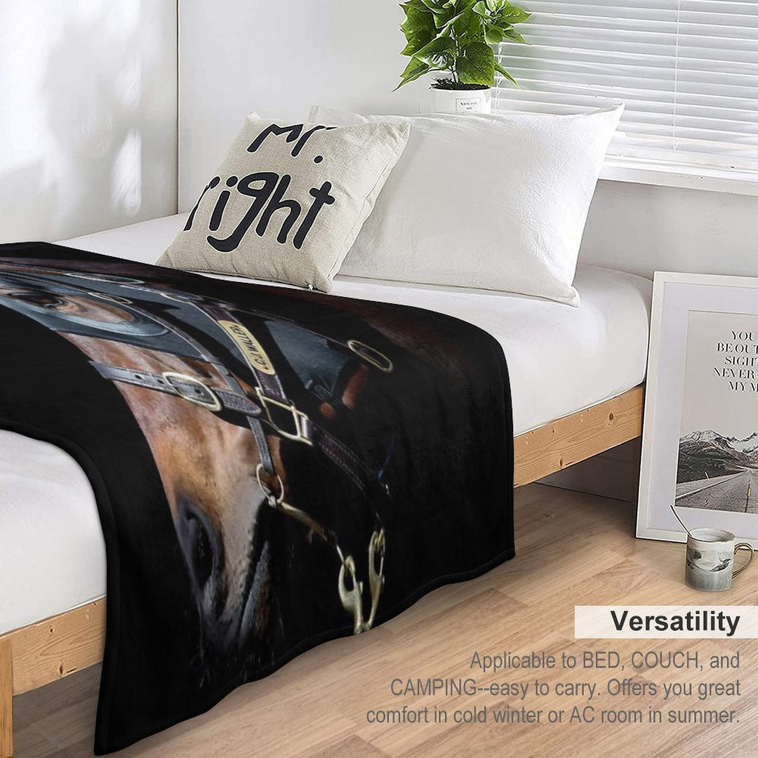 Winx - Racehorse Durable Throw Blanket