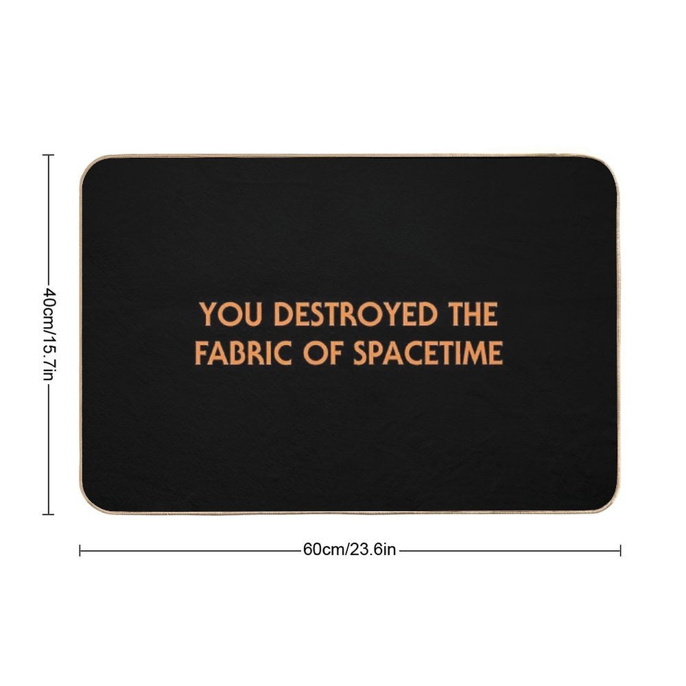 Outer Wilds Breaking Spacetime Ending  Eco-Friendly Bath Mat