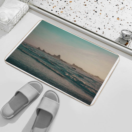 Ruby Beach at Sunset – Olympic National Park, Washington Coast  Long-Lasting Bath Mat