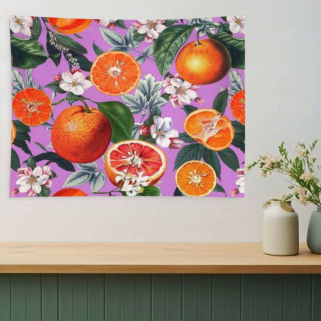 Vintage Fruit Pattern X Tapestry