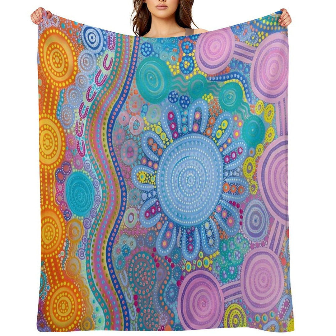 Family Gathering Versatility Throw Blanket