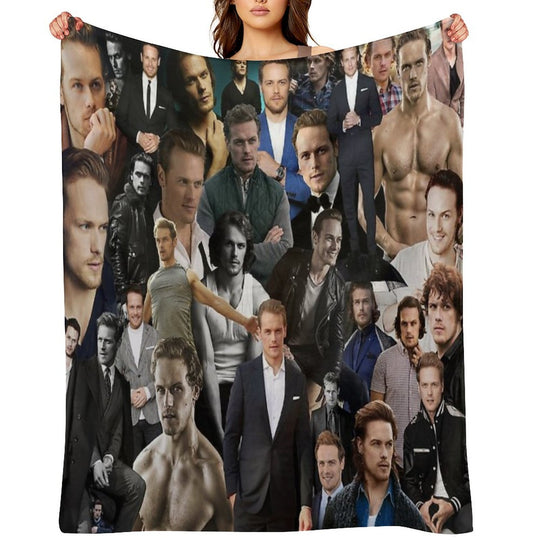 Sam Heughan Compact Throw Blanket