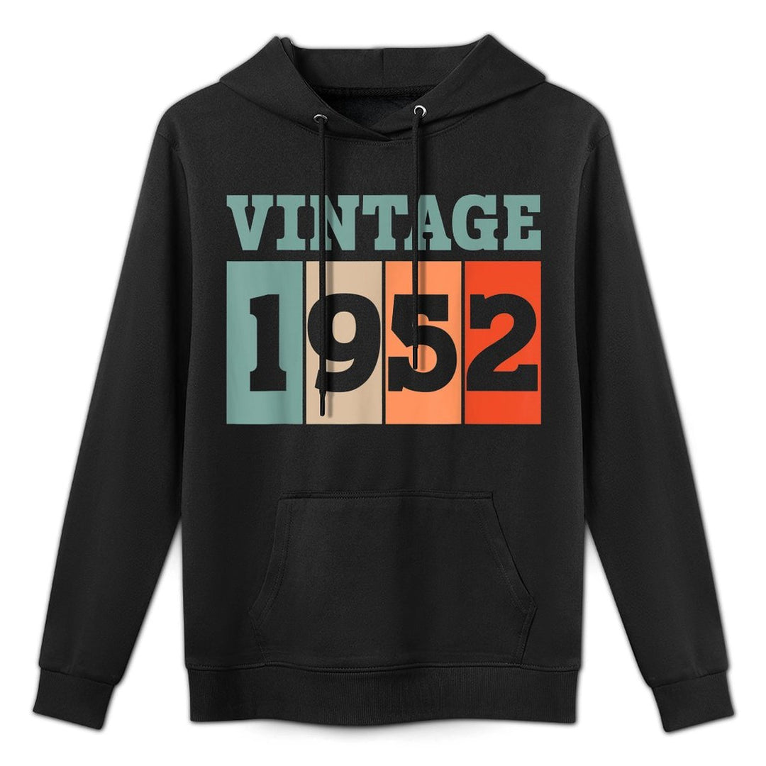 70th Birthday T Shirt Vintage Classic 70 Years Old Design Versatile Streetwear Hoodie