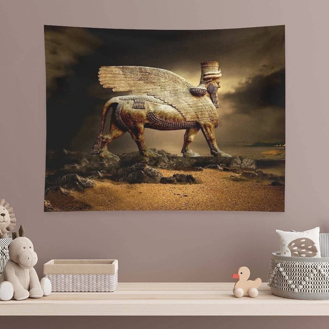 ASSYRIAN LAMASSU CLASSIC Tapestry