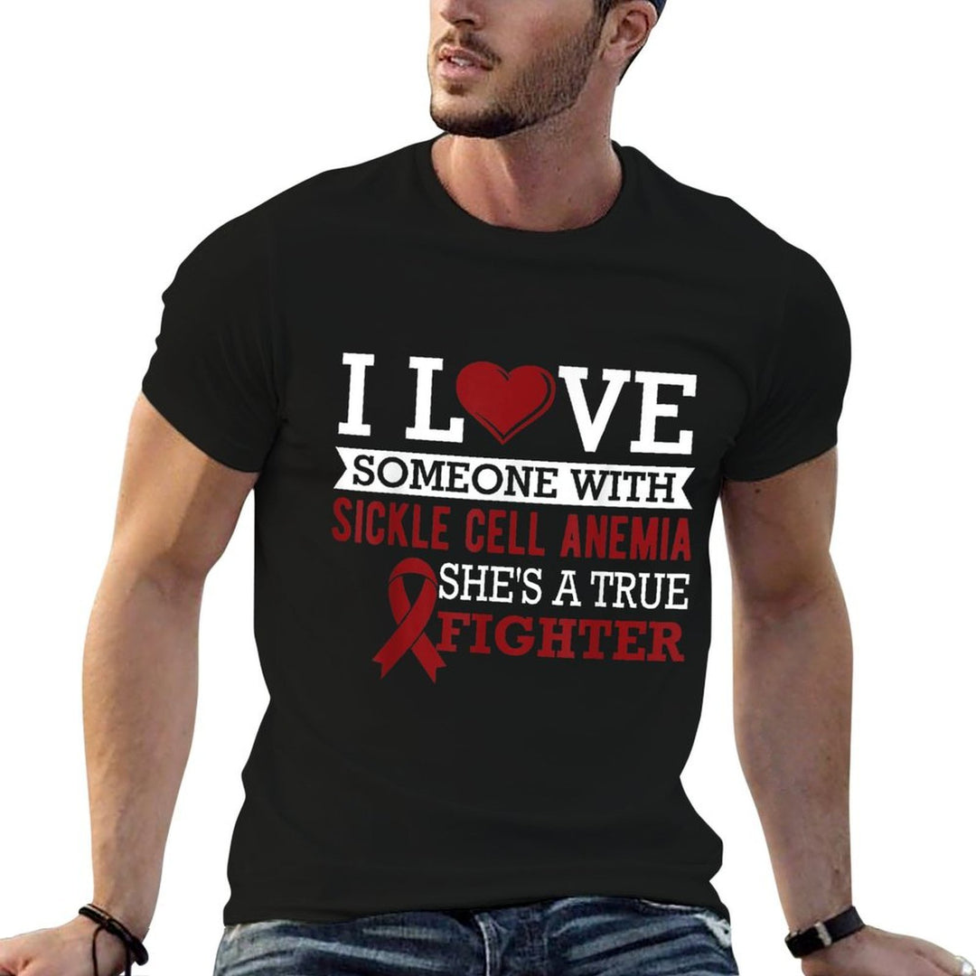 Sickle Cell Awareness Month Ribbon Gifts  Slim-fit Cut T-Shirt