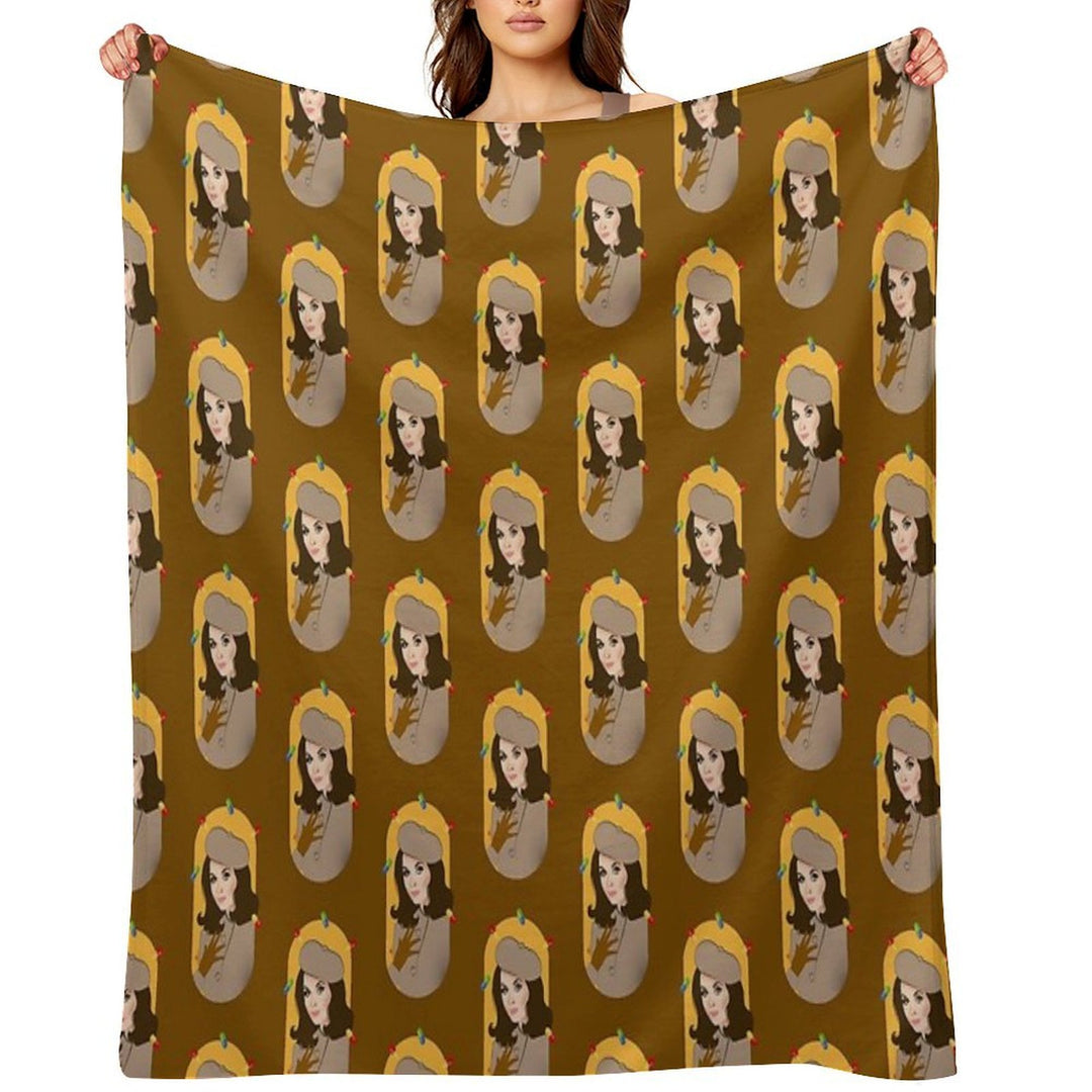 Anne Welles Shrink-resistant Throw Blanket