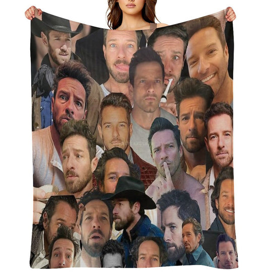 Ian Bohen Photo Collage All-season Throw Blanket