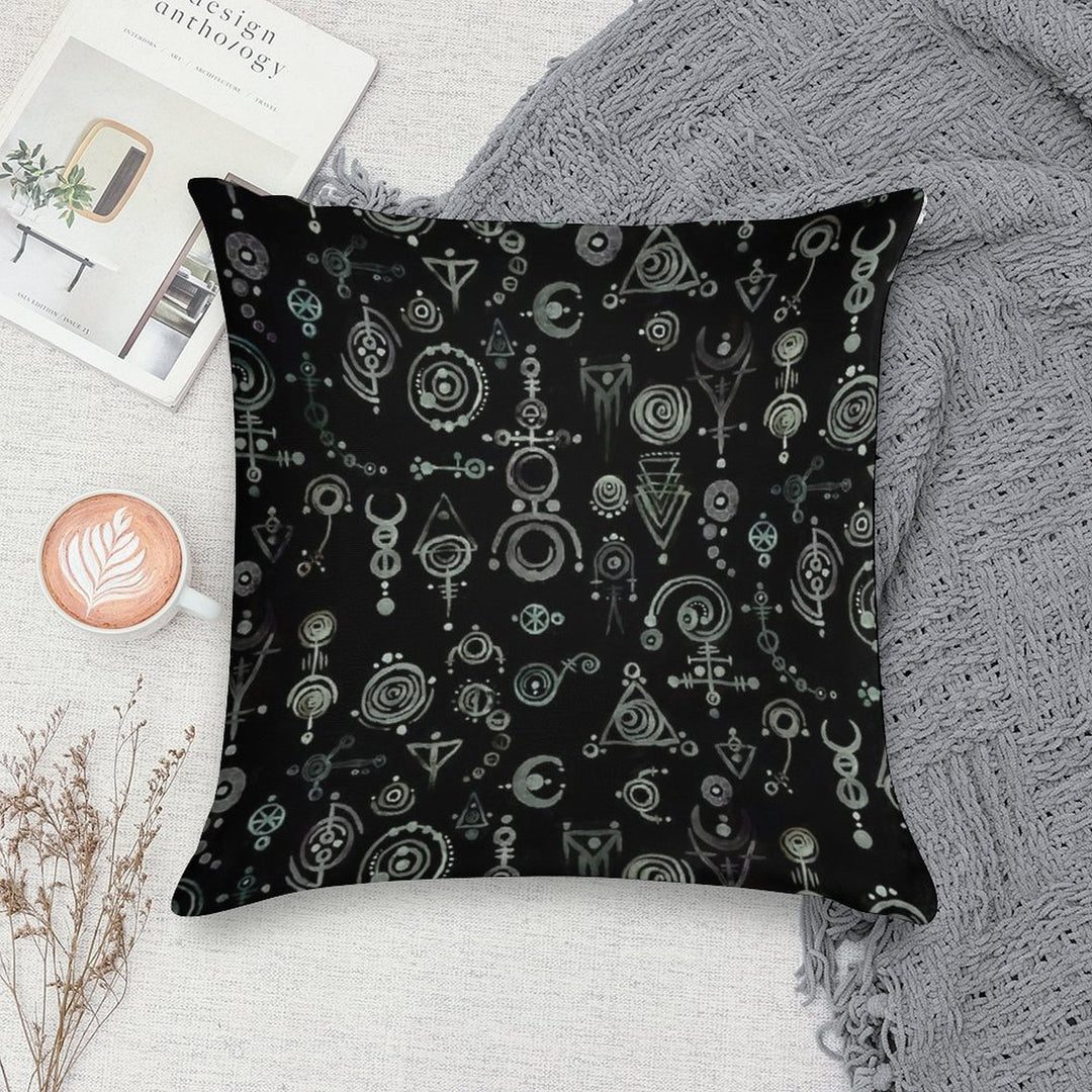 Faerie Crop Circles Soft Bedroom Essential Throw Pillow