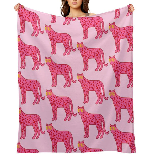 Cheetah Xoxo Eco-conscious Throw Blanket