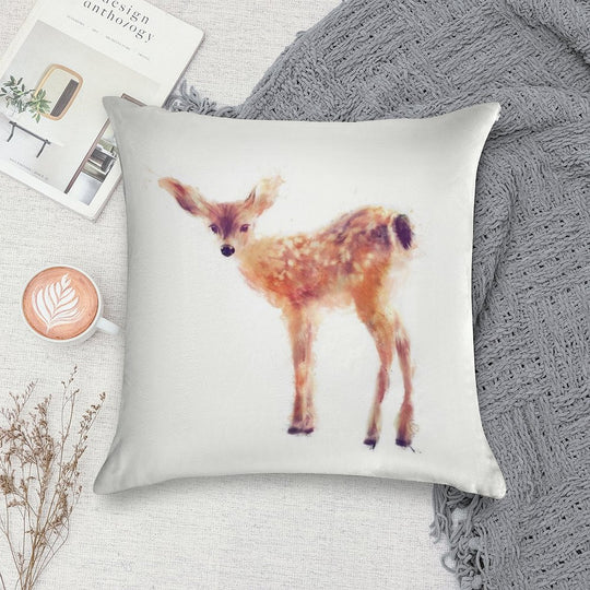 Fawn Soft Warmth Comfort Throw Pillow