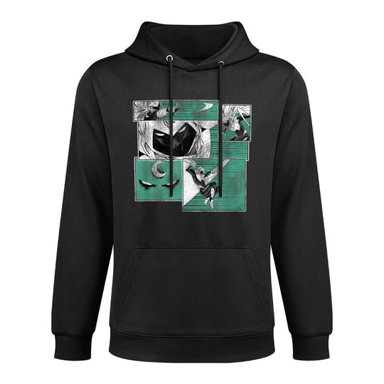 Marvel Moon Knight Graphic Comic Panels Unisex Design Hoodie