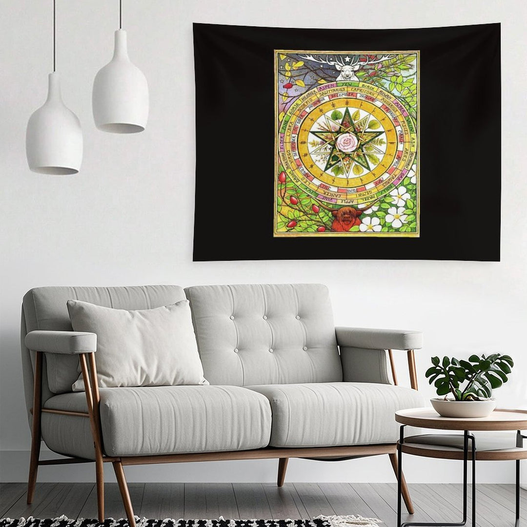 The Ogham Grove (full Colour) Tapestry