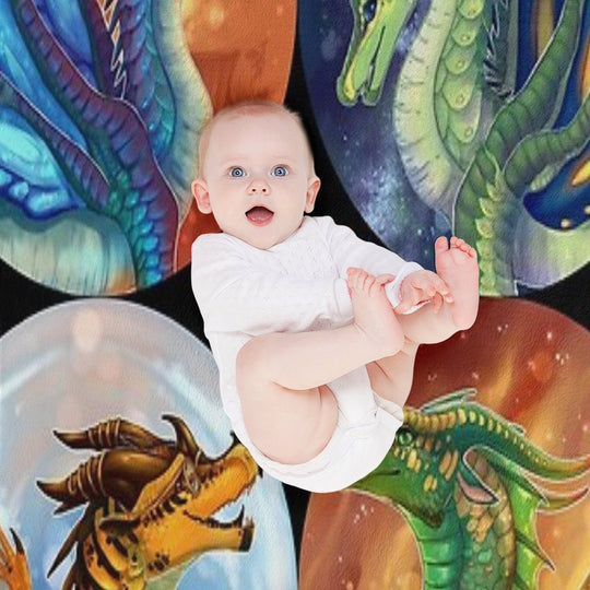 Wings of Fire - Heroes of The Lost Continent Machine-washable Throw Blanket