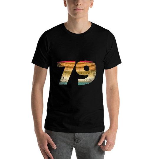 40th Birthday Gift 40 Years Old 1979 Retro Vintage Men Women  Classic T-Shirt