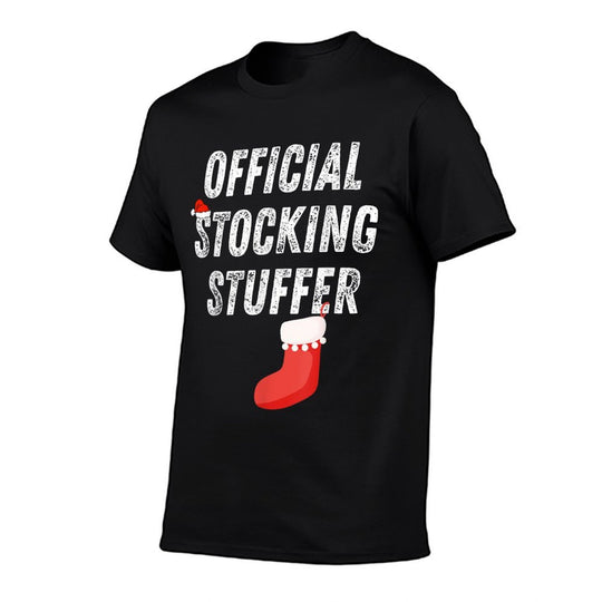 Official Stocking Stuffer And Im The Stocking  Ribbed Collar T-Shirt