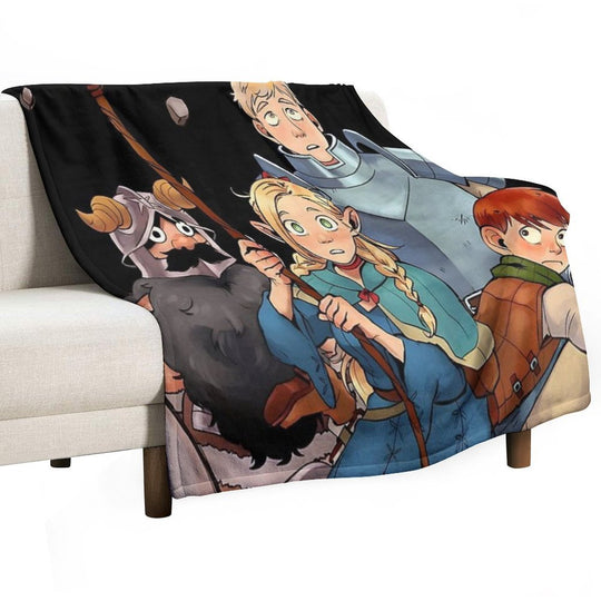 Delicious in Dungeon - All in One Machine-washable Throw Blanket