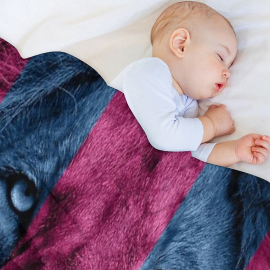 Aston Villa Lion Velvety-soft Throw Blanket