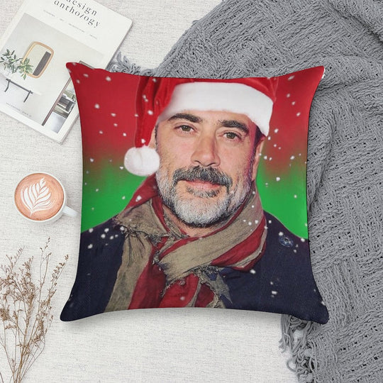 Jeffrey Dean Morgan- Christmas Soft Home Decor Throw Pillow
