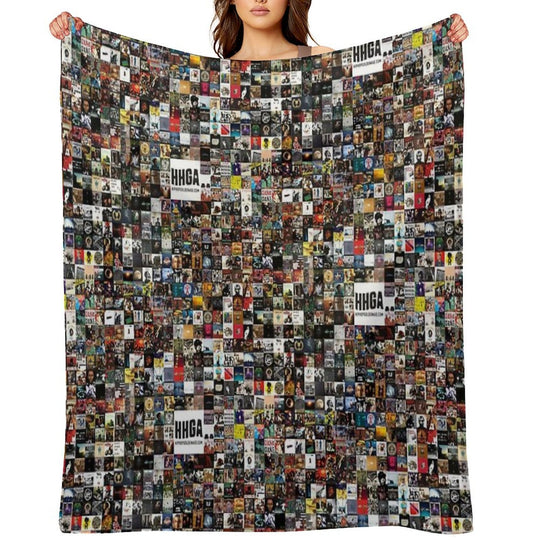 BEST HIP HOP ALBUMS 1980 - 2019 Travel-friendly Throw Blanket