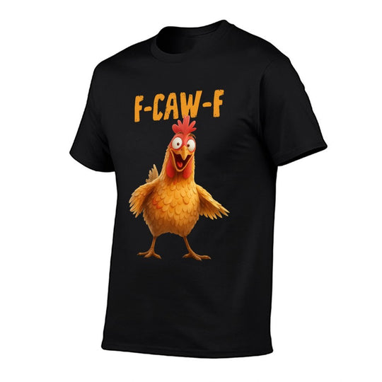 F-Caw-F Chicken Funny Adult Humor Rooster Meme  Soft T-Shirt