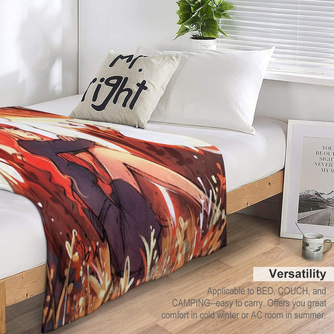 Heart of Fall Lightweight Throw Blanket