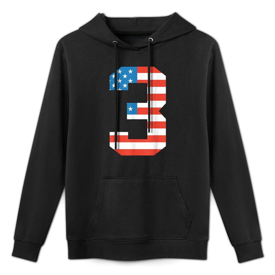 Fun 3rd Birthday US American 4th Of July Boy 3 Year Old Easy Care Hoodie