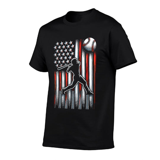 American Patriotic Baseball  Stretchy T-Shirt
