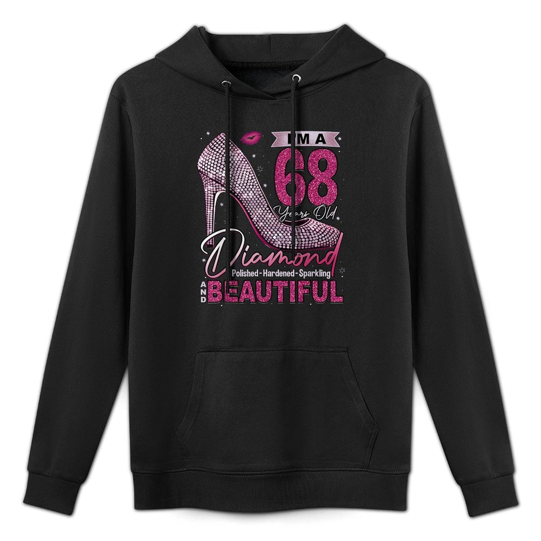 Im A 68 Years Old Diamond, 68 And Fabulous Birthday Women Moisture-Wicking Hoodie