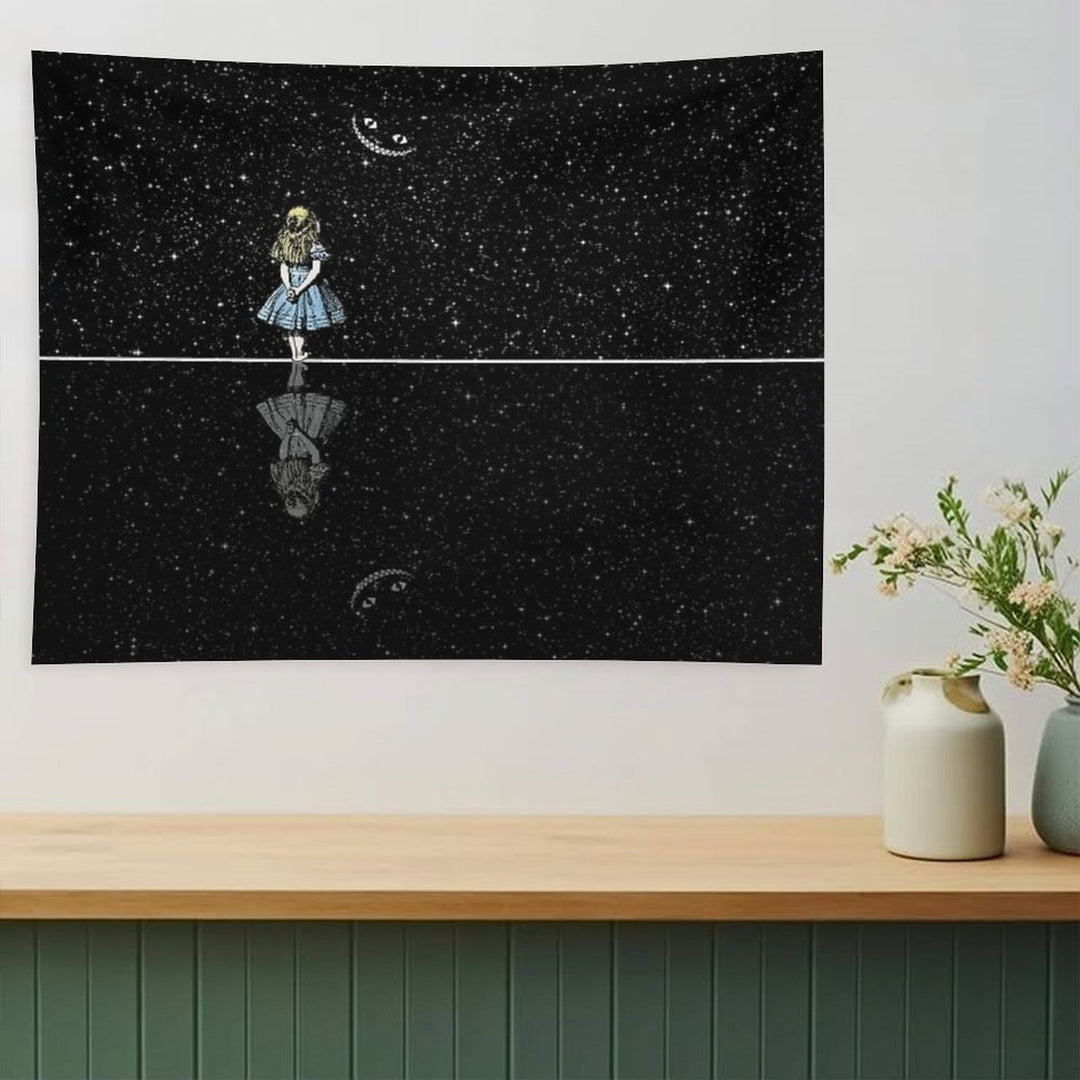 Alice In Wonderland Starry Night Tapestry