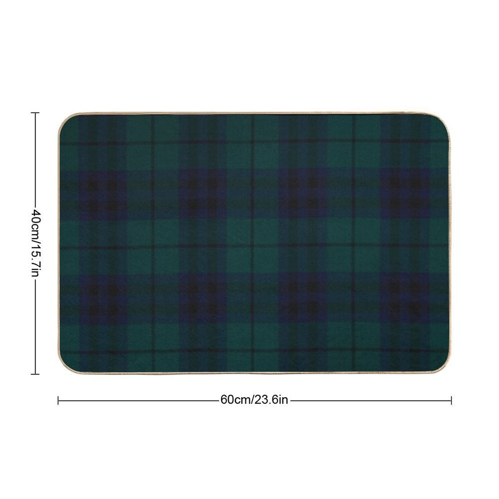 Keith Scottish Tartan  Easy To Clean Bath Mat