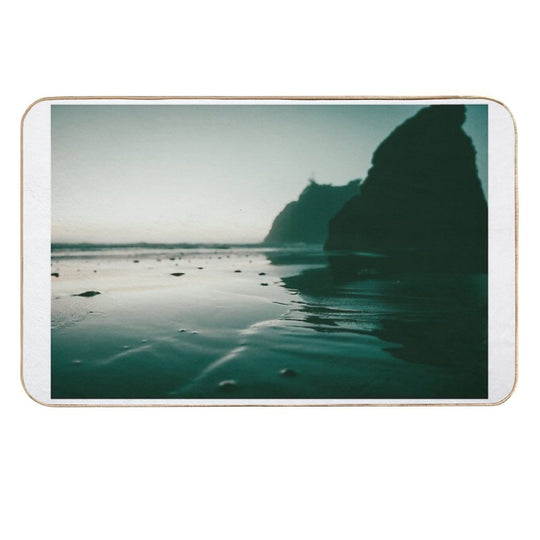 Ruby Beach at Sunset – Olympic National Park, Washington Coast  Odorless Bath Mat